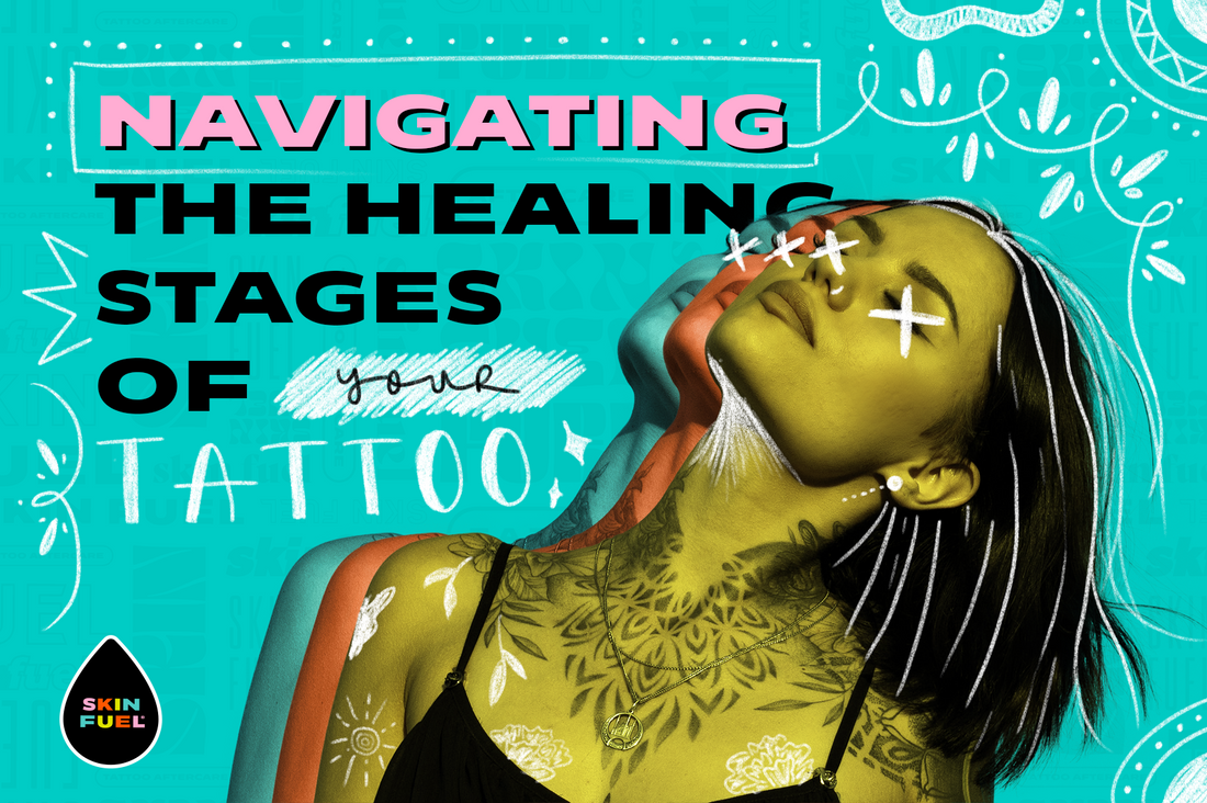 tattoo aftercare, tattoo healing, healing stages